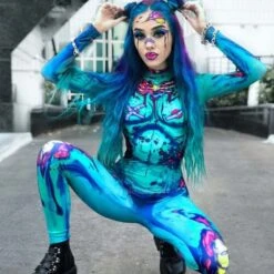 Zombie Skeleton Costume(Zombie Skeleton Costume) -Crewskull zombie skeleton costume 108